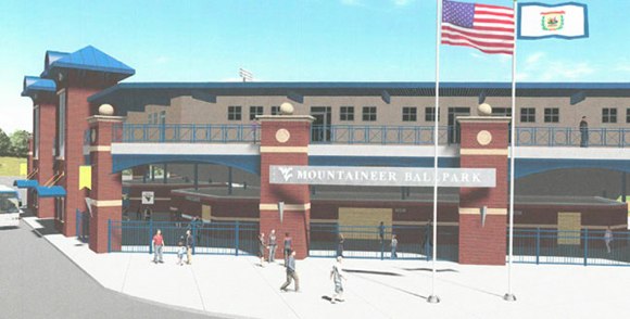 Proposed West Virginia ballpark