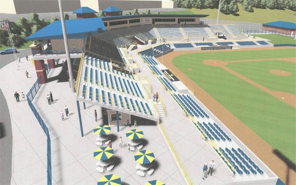 Proposed West Virginia ballpark