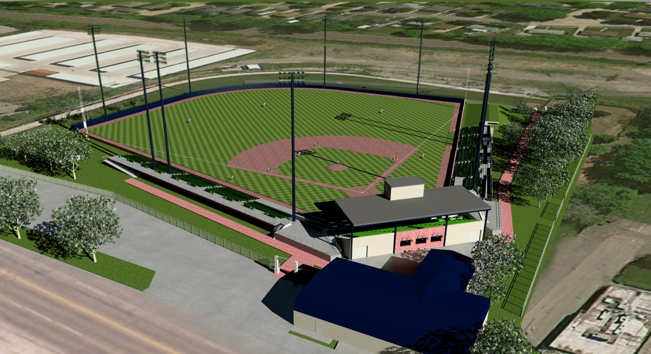 Simmons Field rendering Simmons Field rendering