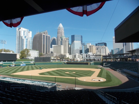 Charlotte from the grandstand