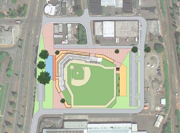 Proposed Milwaukie ballpark