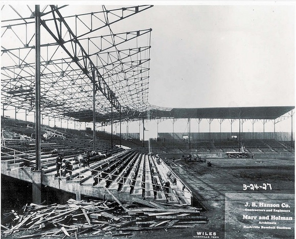 Construction of Sulphur Dell