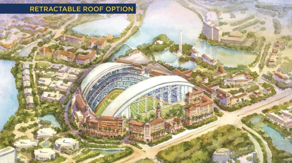 Proposed Tampa Bay Rays ballpark in Carillon Business Park